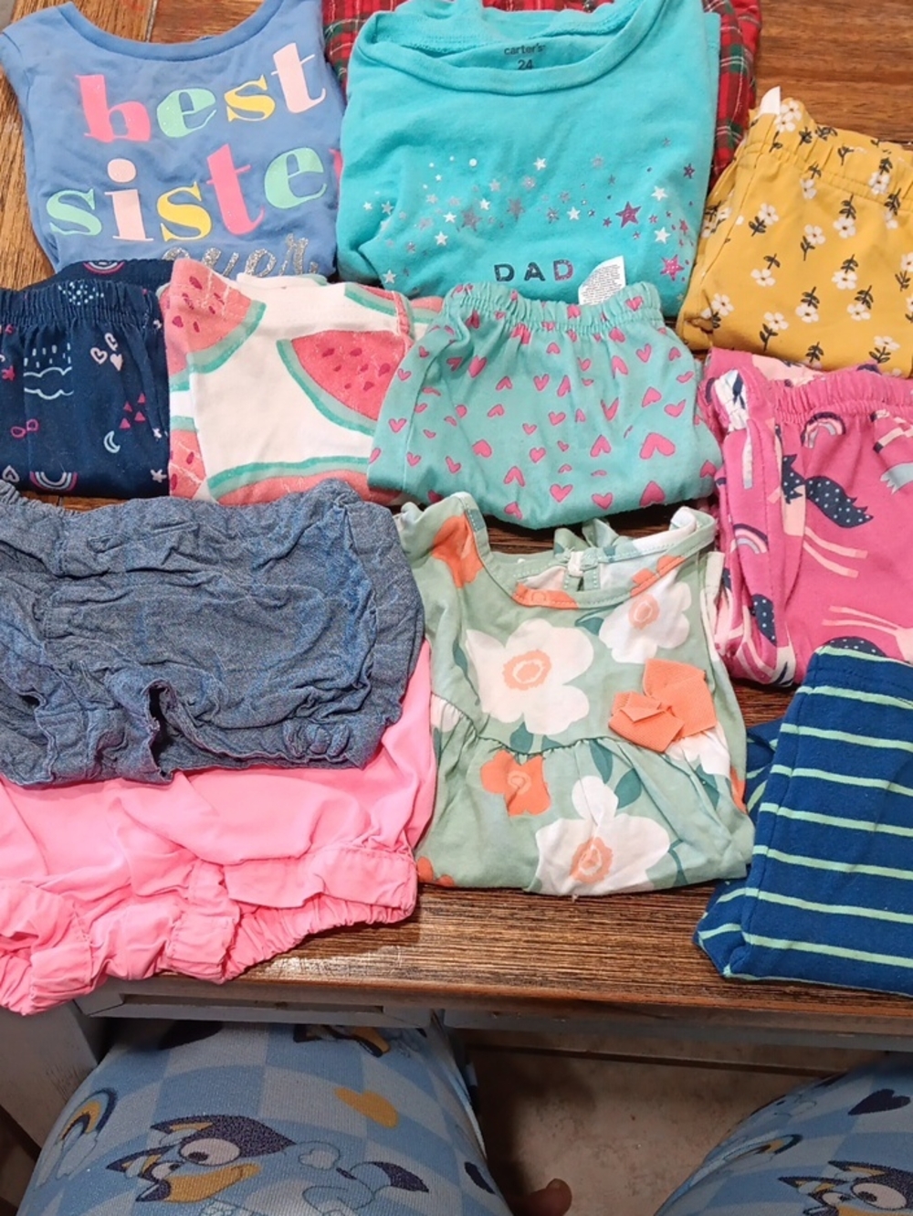 Carter's Mixed Girls' Underwear & Sleepwear Set And Shorts And Shirts.